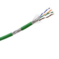 【yuu0524kiページ】 Кабель U/UTP, кат. 5E, AWG 24, LSZH, зеленый, 305м, Corning